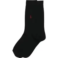 Ralph Lauren Calcetines 'SIZED FLAT-CREW-2 PACK' negro