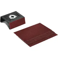 Bosch Lijadora de perfil Starlock AUZ 70 G con 4 discos de lijado, 70 x 125 mm