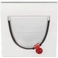 Petsafe Gatera clásica Staywell - Blanca - sin extensión de túnel