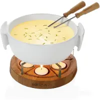 Boska Candle Light Fondue Twinkle 851130, set para fondue de queso, 1.5 L