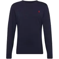 Ralph Lauren para hombre. 710671468024 Camiseta de punto jersey Custom Slim Fit marino (XL), Casual, Algodón, Manga larga, Polo Ralph L
