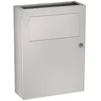 Kwc Contenedor de residuos higiénicos AR, modelo RODAN, para empotrar, dimensiones: 350 x 469 x 130 mm, capacidad aproximada: 6 litros