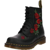 Dr. Martens Botines con cordones 'Vonda' verde / rojo / negro