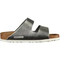 Birkenstock Sandalias Arizona Soft Footbed mujer - Plata - 36