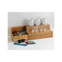 Wenko Escalera de bambú para café y té