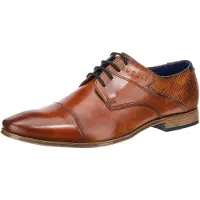 Bugatti Zapatos con cordón cognac