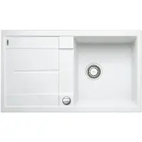 BLANCO METRA 5 S, lavabo de encimera, Silgranit, , de doble seno, 50 cm, Alemania
