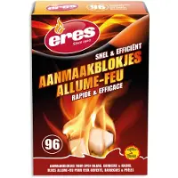 Eres iniciador de parrillas y chimeneas – 96 unidades – Encendido rápido y eficiente para hornos de carbón, chimeneas y parrillas