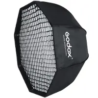 Godox paraguas softbox Bowens 120cm con rejilla