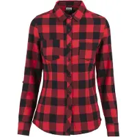 Urban Classics Blusa rojo fuego / negro