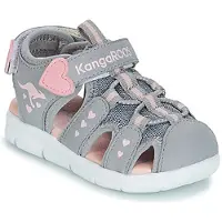 Kangaroos Sandalias niña K-MINI niña - Gris - 24
