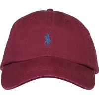Ralph Lauren para hombre. 710667709032 Gorra de chino de algodón burdeos (OSFA), Casual, outlet 2026.