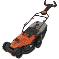 Black & Decker Cortacésped BEMW481ES, 42 cm (naranja/negro, 1800 vatios)