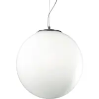 Ideal Lux MAPA SP1 D40, níquel, blanco, superficie, casquillo E27, 60W, 230V