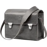 Leica 18761 Estuche de Cámara de Sistema de Cuero - Gris Piedra tamaño S