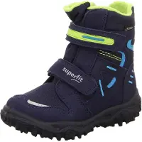 Superfit Botas de nieve 'Husky' azul / verde neón