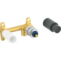 GROHE Cuerpo de instalación universal empotrado de una sola palanca para grifo de lavabo de pared de 2 orificios - Modelo 32635000 ()