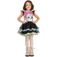 MOM Disfraz De Niña Catrina De Colores