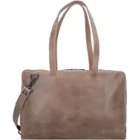Plevier Pure Bolsa de hombro Piel natural 43 cm Compartimento para el portátil marrón