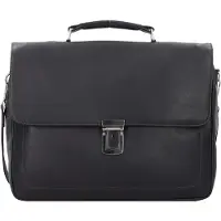 Harold's Campo Maletín Piel natural 38 cm marrón
