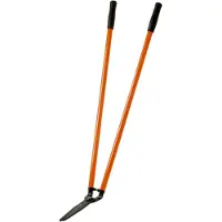 Bahco Tijeras de podar circulares con hojas rectas (20 cm) en ángulo recto, con mangos largos (90 cm) de acero lacado. Hoja de acero templado.