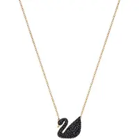 Swarovski Cadena 'Swan' oro rosa / negro