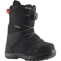 Burton - Botas de snowboard niños - Zipline Boa Black - Talla 22 - Negro