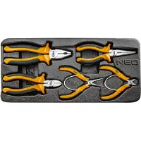 Neo Tools Juego de pinzas 84-230, 5 piezas