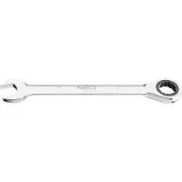 Neo Tools : Llave combinada de boca y anillo, 09-044, 332 mm, acero cromo-vanadio