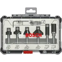 Bosch Accesorios Fresa De Corte 6 Mm 6 Piezas