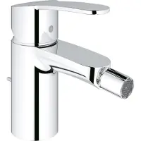 GROHE Grifo para bidé Eurostyle C, modelo 33565, con sistema de desagüe con varilla y acabado cromado