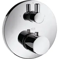Hansgrohe AXOR 38720000: Mezclador termostático empotrado Axor Uno, juego completo (F-Set)