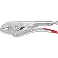 Knipex Pinza de sujeción , cromada, de 180 mm de longitud - 41 04 180