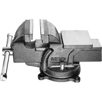 Neo Tools Mordaza paralela 35-010, giratoria 360°, capacidad de 7 kg