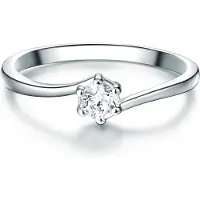 Trilani Anillo plata / transparente