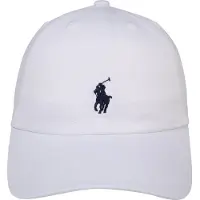 Ralph Lauren unisex para niños. 323552489001 Gorra de chino de algodón blanco (OSFA), Casual, moda infantil, outlet 2