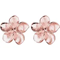 Elli Pendientes 'Frangipani Blüte' oro rosa