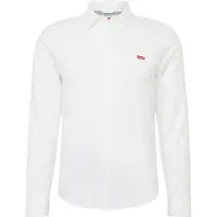 Levi's Camisa 'Battery Housemark Slim Fit Shirt' rojo / blanco