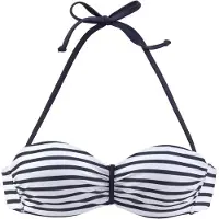 Venice beach Top de bikini navy / blanco