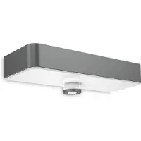 Steinel Sensor XSolar SOL-O, luz exterior para pared, color antracita, blanco, plástico, IP44, clase III, IK03