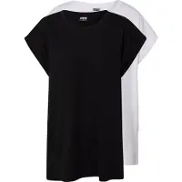 Urban Classics Camiseta negro / blanco