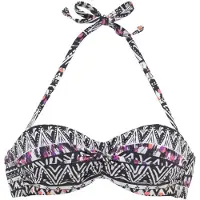 LASCANA Top de bikini 'Yuca' negro