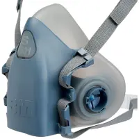 3M Mascarilla semifacial de protección respiratoria 7502, serie 7500, conforme a la norma EN 140, sin filtro, marca