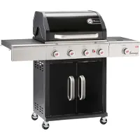 Landmann 12969, 15500 W, Parrilla, a gas, 4 zonas, 3500 W, para 12 personas