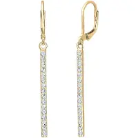 Elli Pendientes oro / transparente
