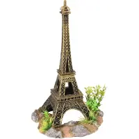 Flamingo Decoración De Acuario De La Torre Eiffel Surtido