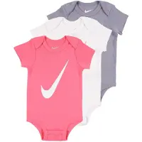 Nike Pijama entero/body gris / rosa / blanco