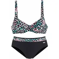 Venice beach Bikini turquesa / rojo / negro / blanco