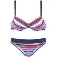 s.Oliver Bikini azul / rojo / blanco