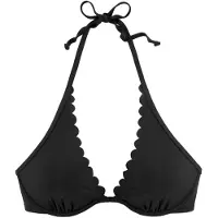 LASCANA Top de bikini negro
